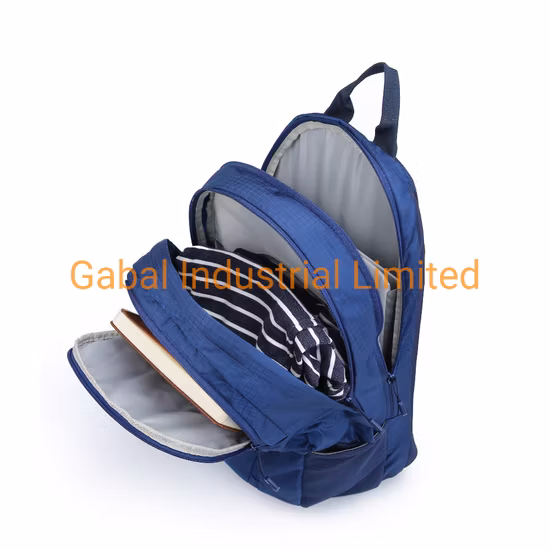 Promotionnel Super léger 210t Polyester cadeau école cadeau Portable Gym sport jour Pack sac à dos sac à dos