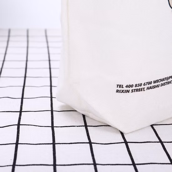 Vente en gros Ecofriendly pas cher usine enfant femmes poignée sac fourre-tout Durable Mini sac à provisions réutilisable sac en toile avec impression personnalisée