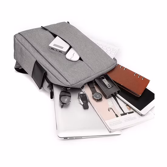 New Style Detachable Heather Business Rucksack College Laptop Backpack