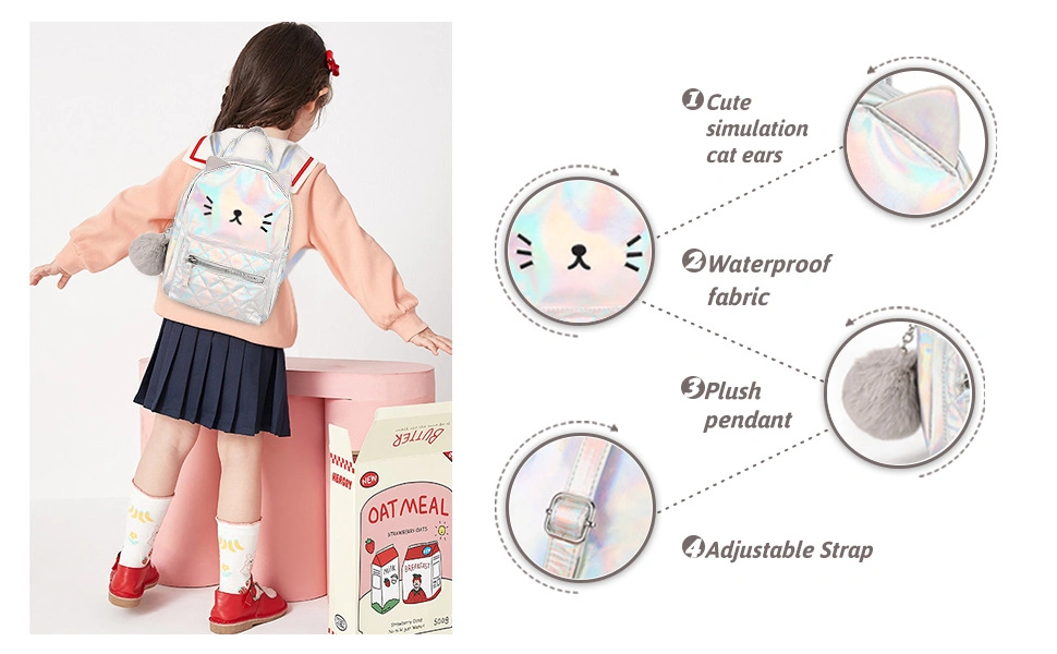 New Kids′ Backpack Summer Laser Phantom Color Cartoon