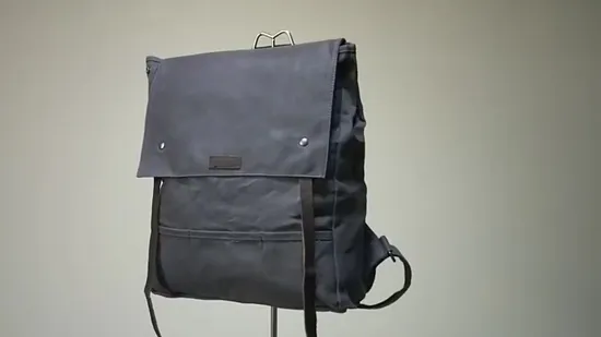 Chine Sacs à dos en toile de coton uni en gros avec poches Sac à dos avec logo en relief personnalisé pour étudiants Sports de loisirs, sacs à dos de voyage et packs de jour