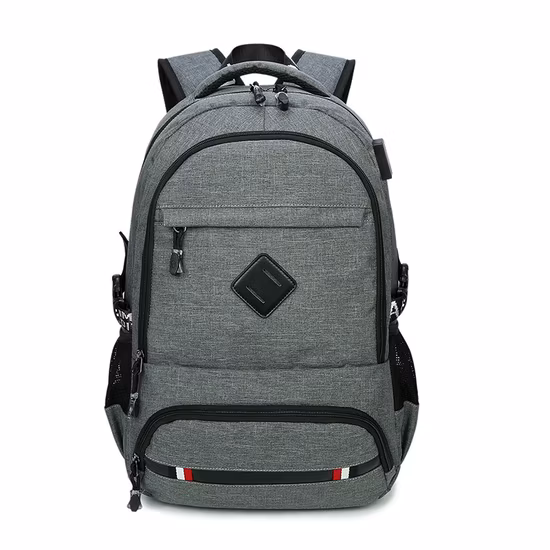 Sac à dos USB multifonctionnel de style coréen pour hommes, sac d'ordinateur pour les voyages d'affaires, sac à dos de loisirs pour les voyages