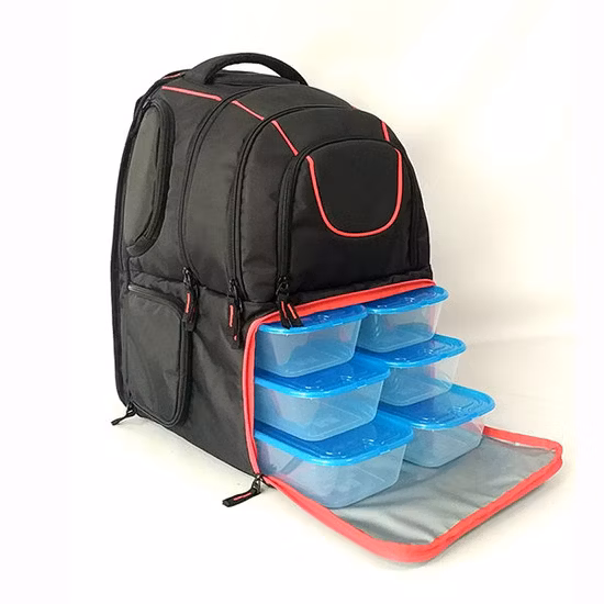 Sac à dos isotherme imperméable à l'eau pour la préparation des repas de remise en forme