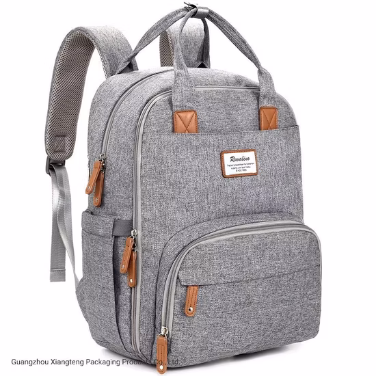 Nouveau sac à dos de voyage en plein air en toile de cuir personnalisé de mode de conception